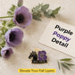 🌺Purple Poppy Horse Memorial Brooch Pin