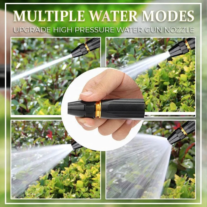 Multi-functional high-pressure water gun cleaning nozzle