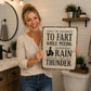 Funny Toilet Iron Sign