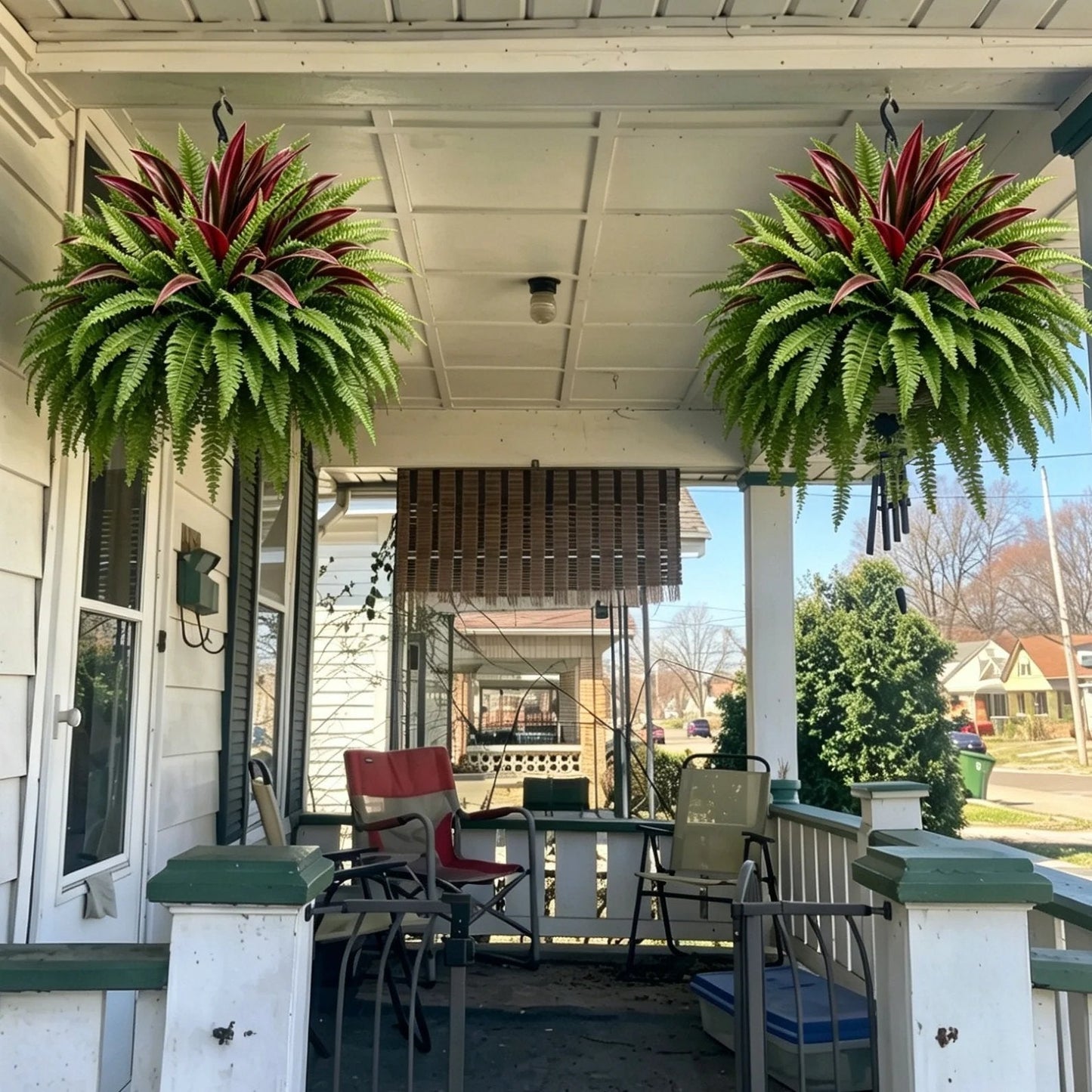 💥 Summer Special 🔥 UV-Resistant Artificial Ferns & Red Dragon Trees – Lush Greenery That Stays Fresh All Year Round!