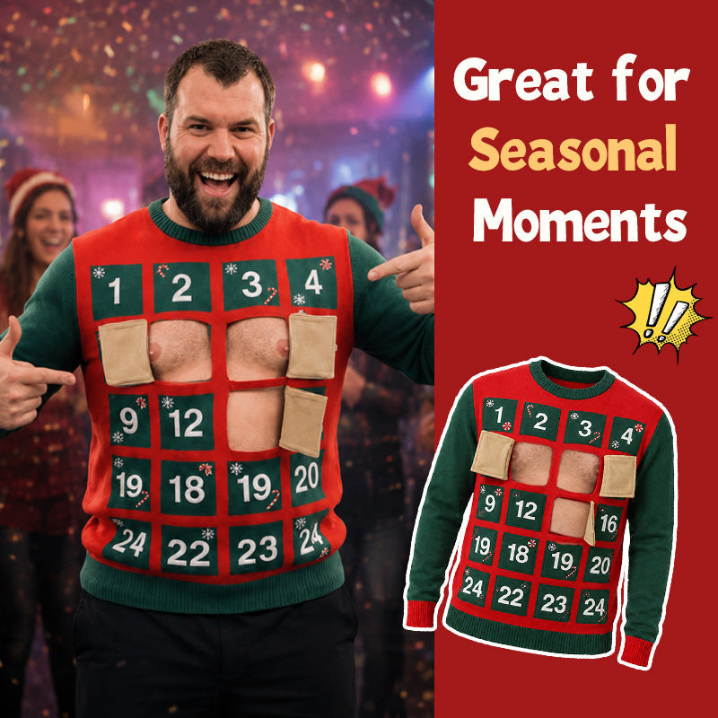 Christmas Advent Calendar Funny Sweater
