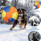 10/18/22" Herding Ball for Dogs & Horses - Tear-Resistant Inflatable Toy with Heavy-Duty Handle Cover & Pump - Durable Exercise Ball for Large Pets
