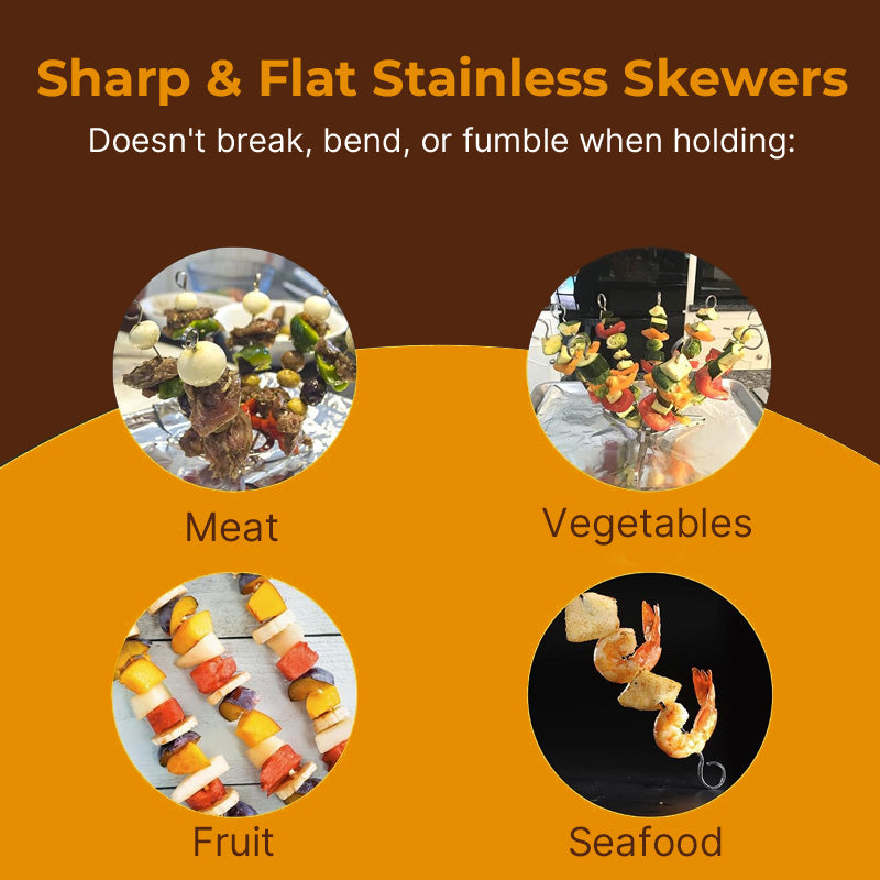 🍢 Creative BBQ Skewer Stand