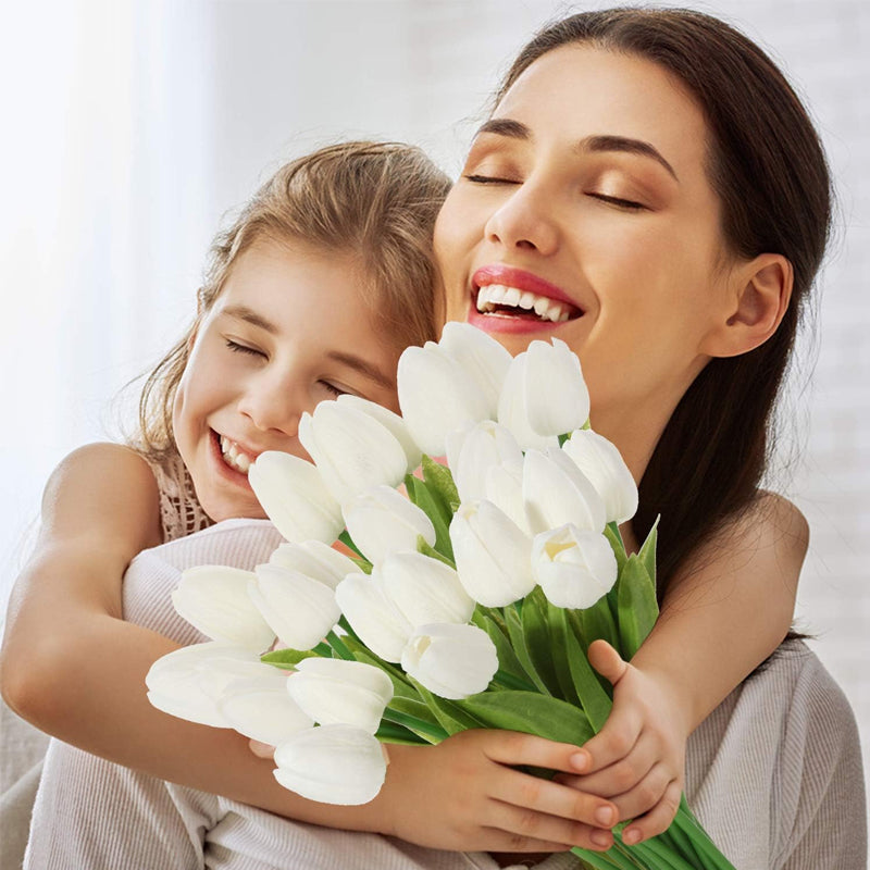 🌷🌷Outdoor artificial tulip flowers（10 pcs）