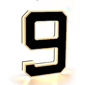 🎁✨Solar-powered outdoor illuminated door number