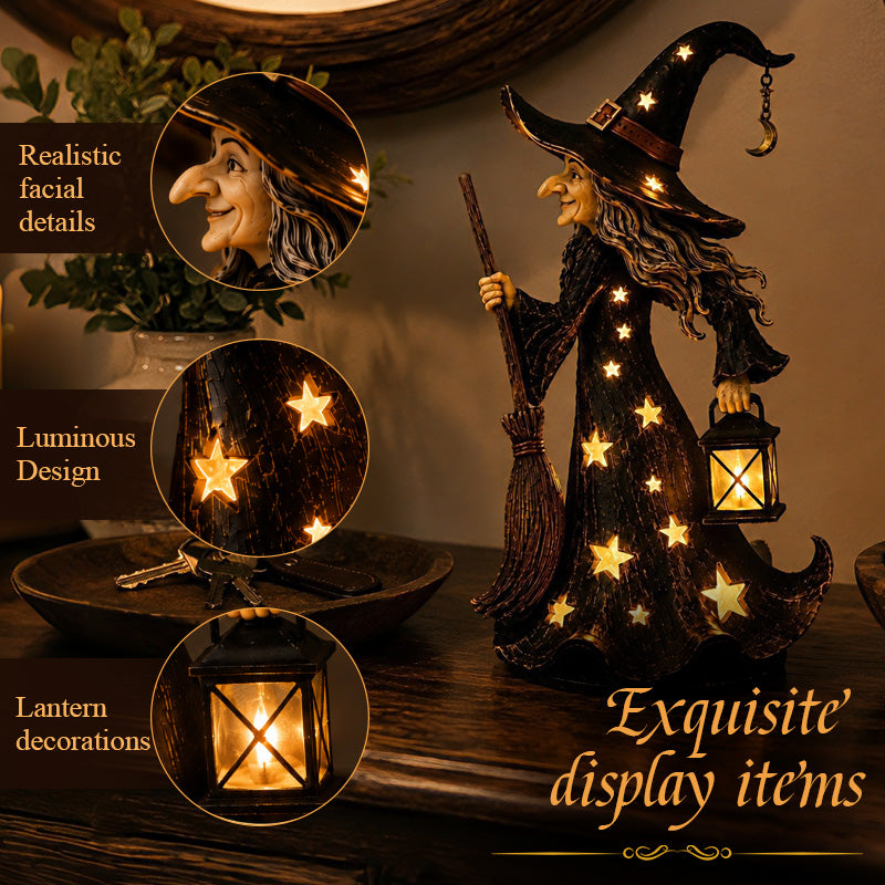 Star Witch Night Light Ornaments
