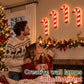 Candy Cane LED Wall Light Decoratio