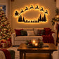 Christmas Glow Wall Silhouette Lights