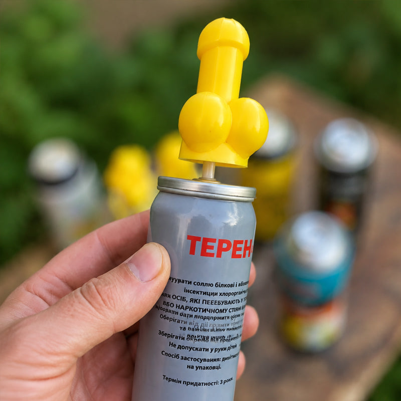 Fun Spray Paint Can Funny Decorative Head