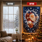Crystal Santa Claus Window Decoration