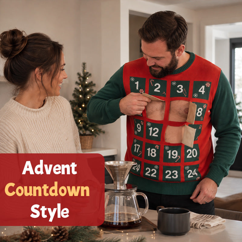 Christmas Advent Calendar Funny Sweater
