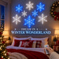 ⏳ Last Day 40% OFF – ❄️ LED Snowflake Wall Lights ✨
