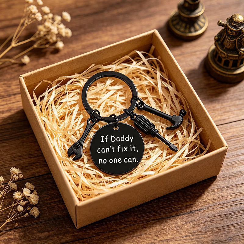If Dad Can't Fix It, No One Can Keychain