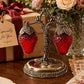 1960 - An antique Strawberry Salt & Pepper Shaker Set Seasoning Bottle
