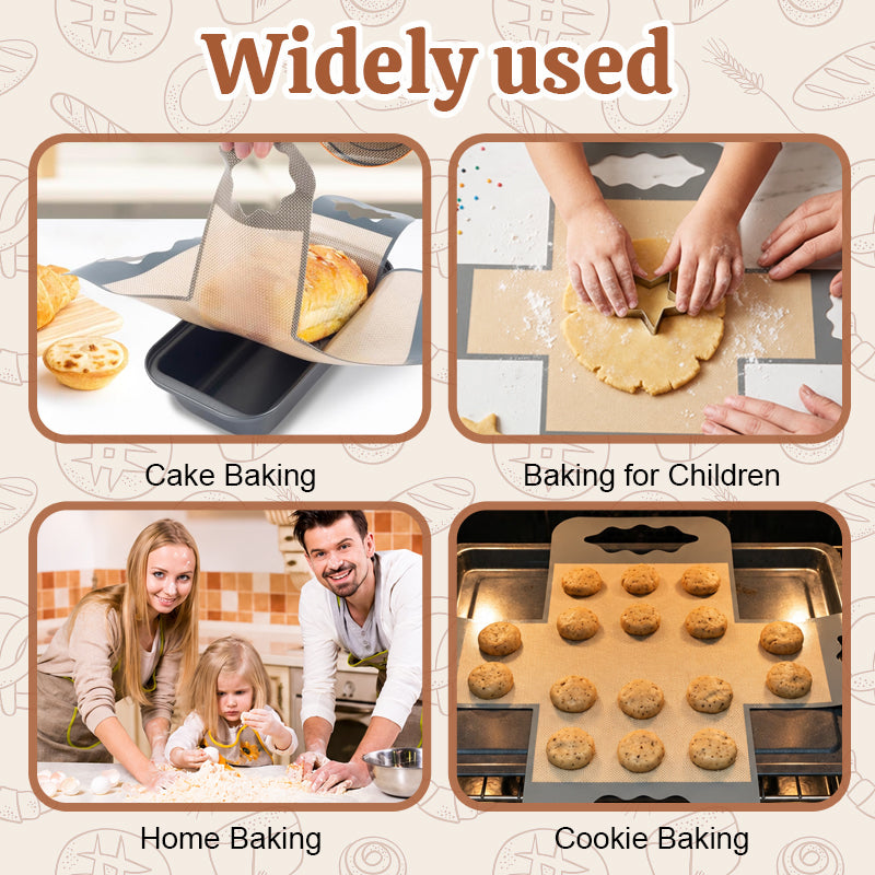 Cross-Shaped Reusable Baking Liner Silicone🍞