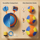 10/18/22" Herding Ball for Dogs & Horses - Tear-Resistant Inflatable Toy with Heavy-Duty Handle Cover & Pump - Durable Exercise Ball for Large Pets