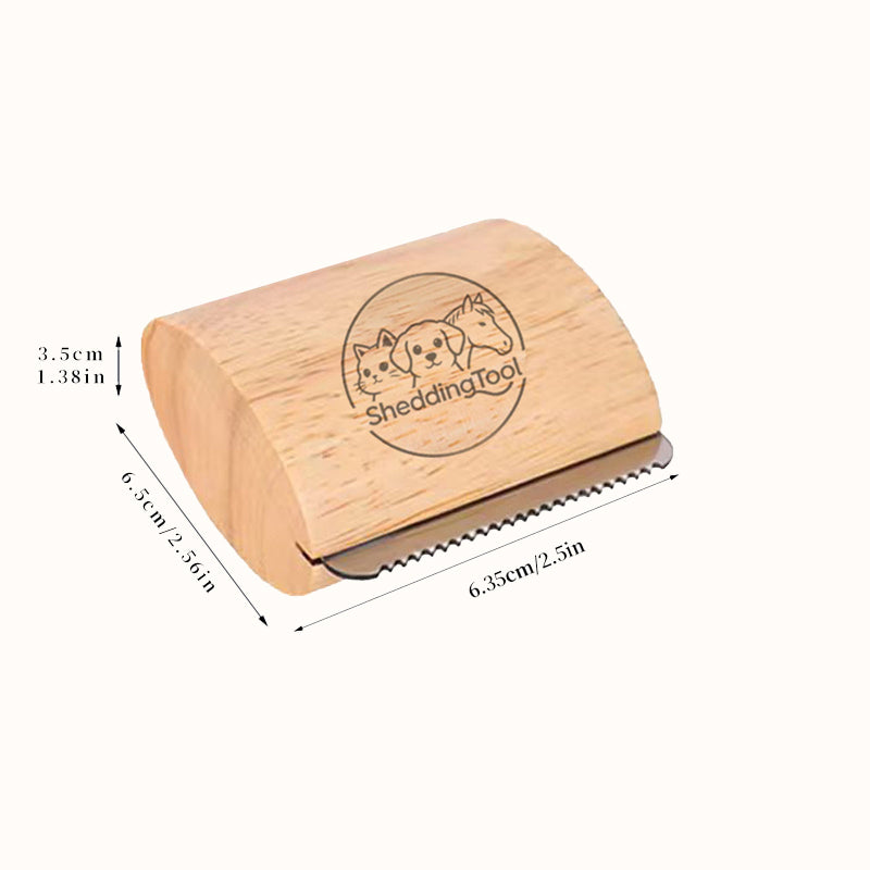 Wooden Portable Pet Grooming Brush