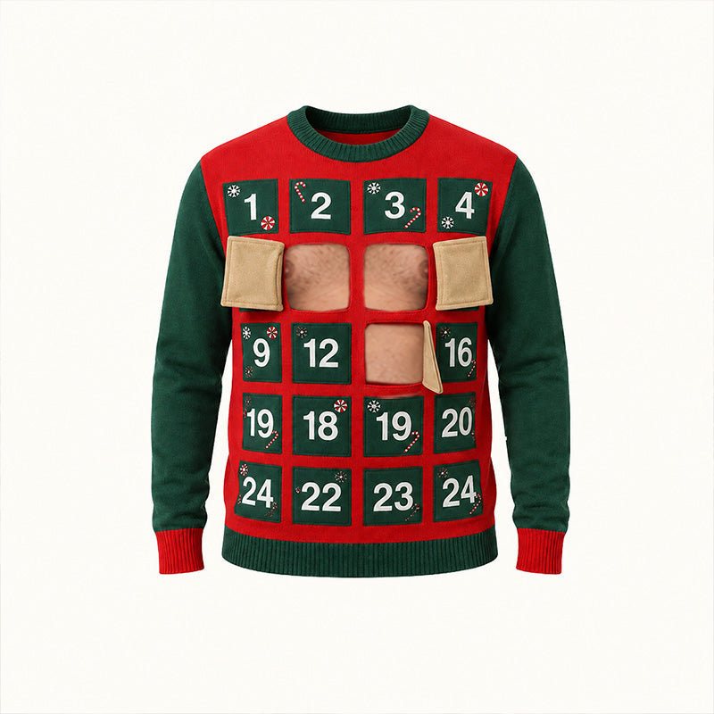 Christmas Advent Calendar Funny Sweater