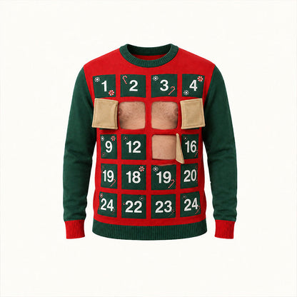 Christmas Advent Calendar Funny Sweater