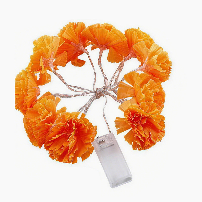 Dahlia-style LED Halloween String Lights