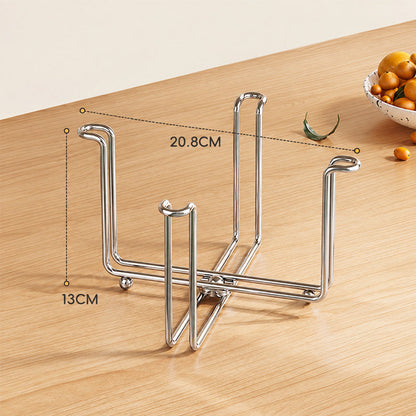🗑️ Foldable Countertop Trash Bag Holder
