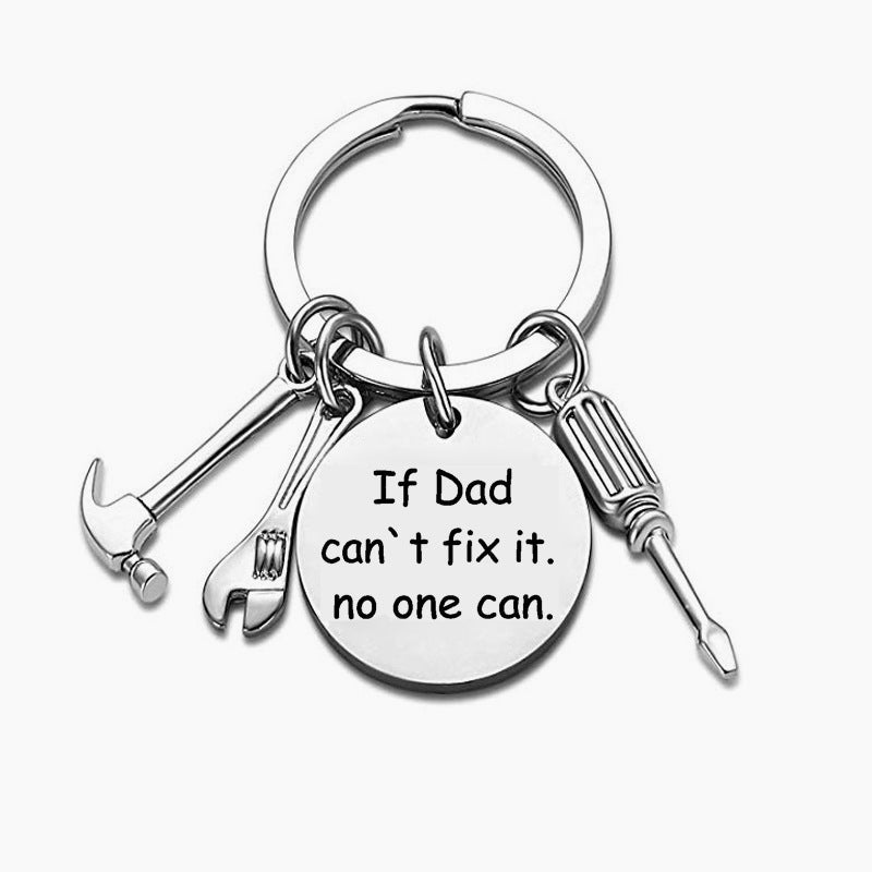 If Dad Can't Fix It, No One Can Keychain
