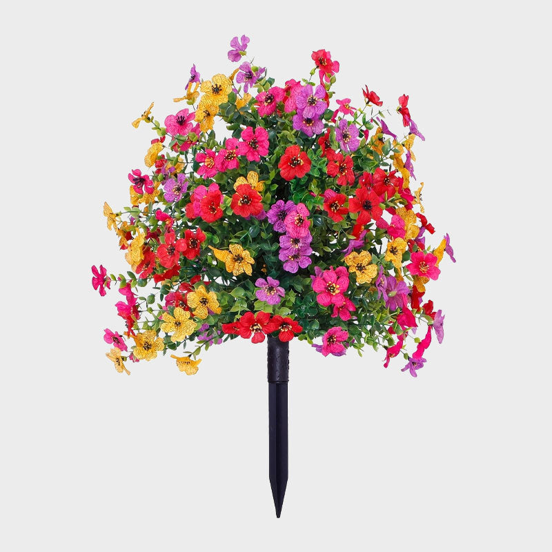 🌸Artificial Eucalyptus and Violet Ground-Insert Floral Decoration