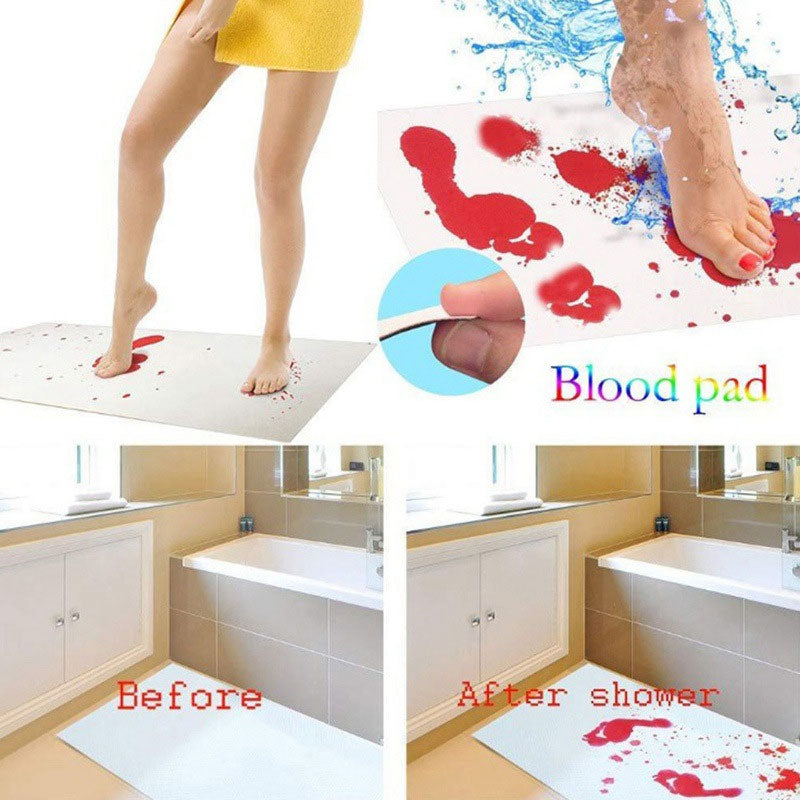 🎃🎉 Bloody Color Changing Bath Mat