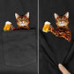 😾🖕Pocket Middle Finger Cat T-Shirt