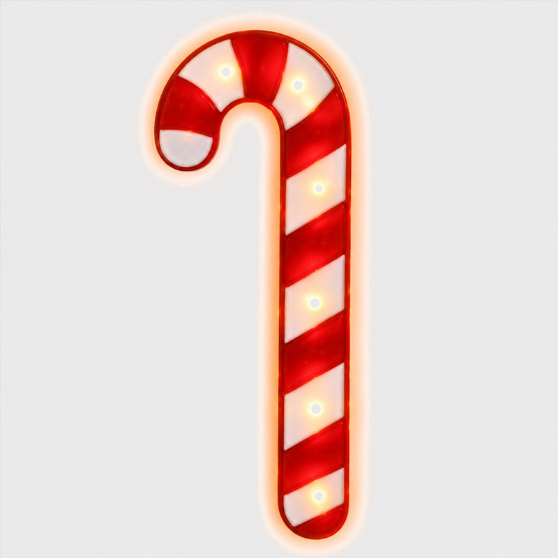 Candy Cane LED Wall Light Decoratio