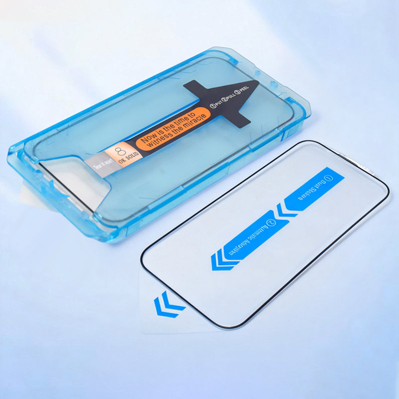 Dust-Free HD & Privacy Tempered Glass Phone Screen Protector | Easy Install Kit