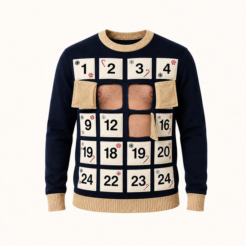 Christmas Advent Calendar Funny Sweater
