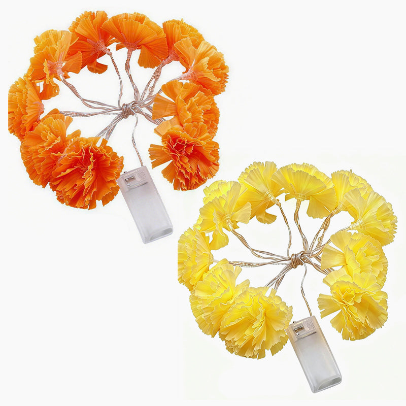 Dahlia-style LED Halloween String Lights