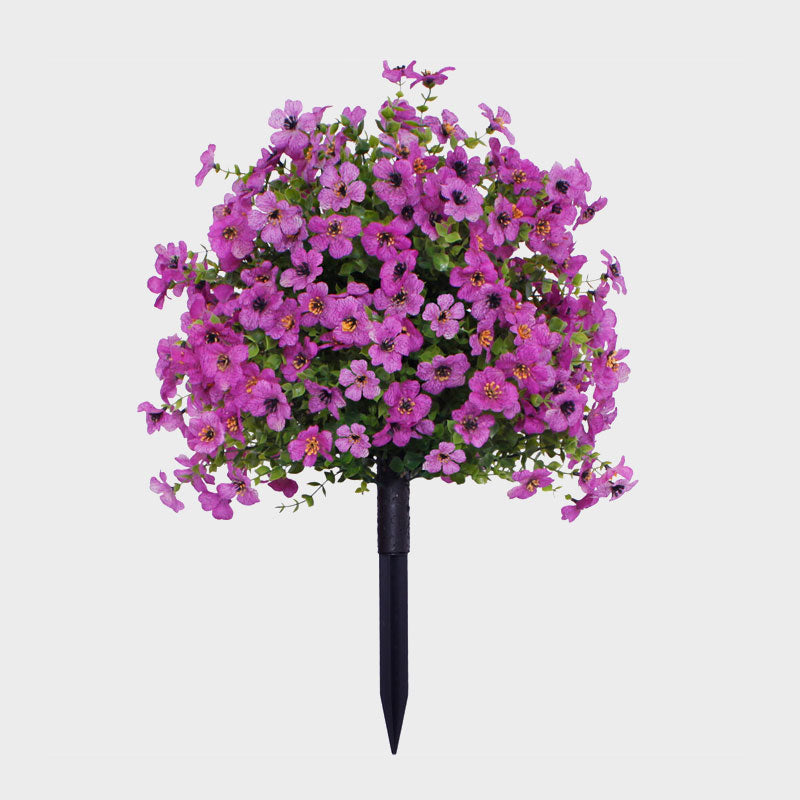 🌸Artificial Eucalyptus and Violet Ground-Insert Floral Decoration