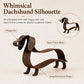 Rustic Dachshund Metal Sculpture