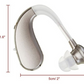 USB Rechargeable Bluetooth Hearing Aid Headphones for Seniors