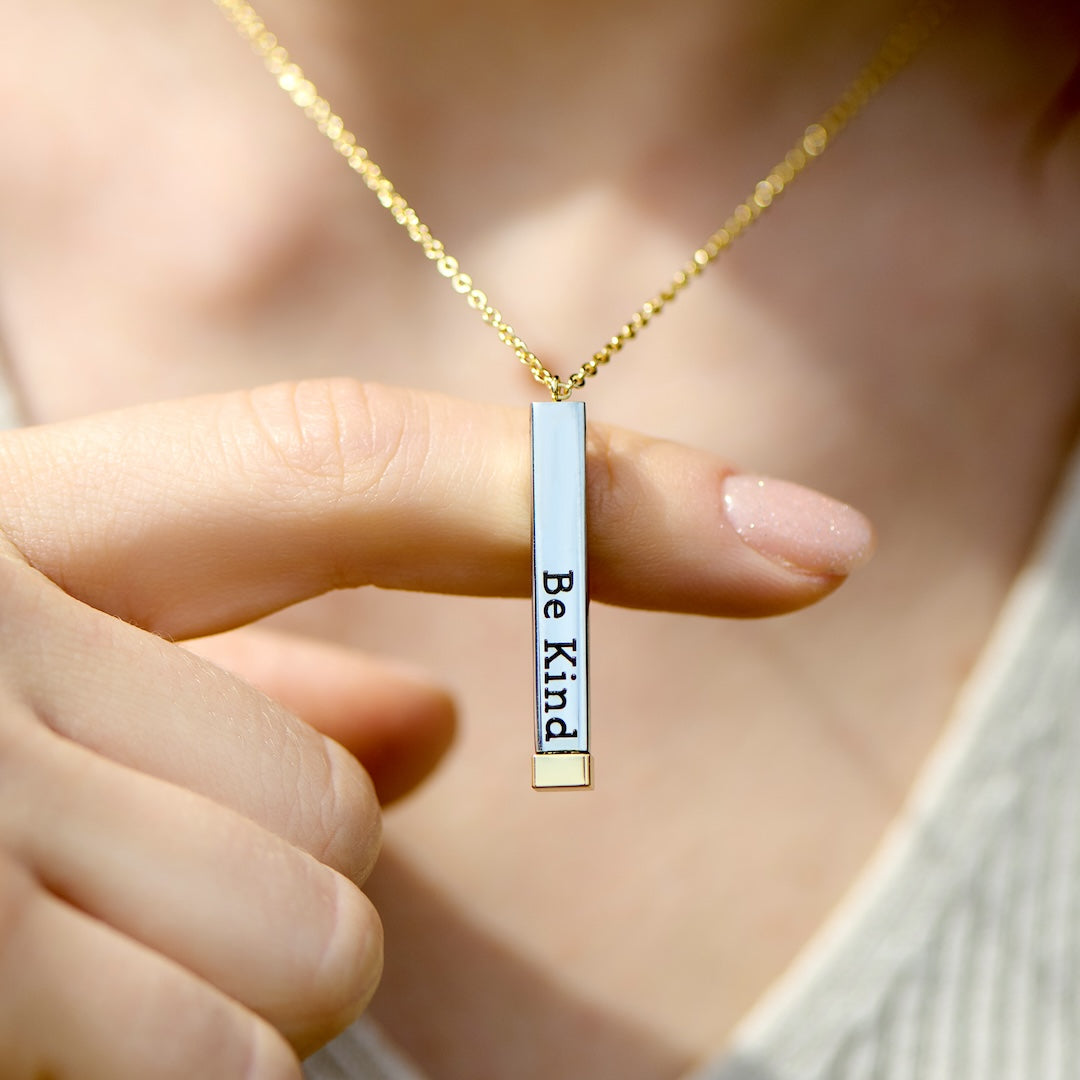 Hidden message necklace