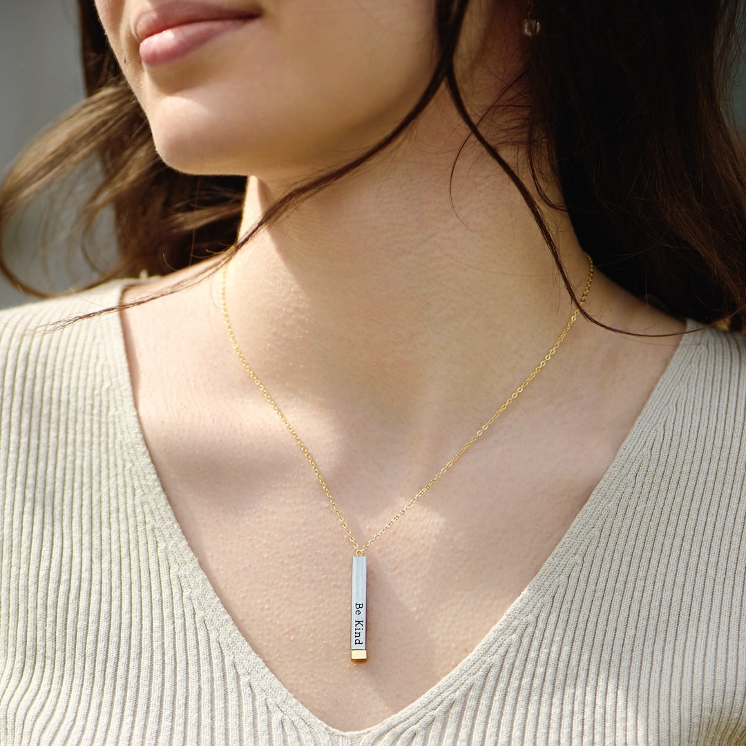 Hidden message necklace