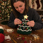 🎄 Beginner‑Friendly Light‑Up Christmas Tree Crochet Hat DIY Kit | Festive Craft Set for New Crocheters