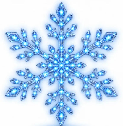 ⏳ Last Day 40% OFF – ❄️ LED Snowflake Wall Lights ✨