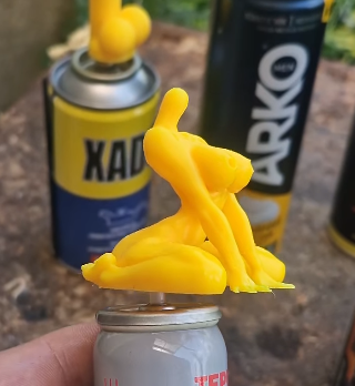 Fun Spray Paint Can Funny Decorative Head