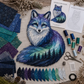 🐻Northern Lights Wildlife DIY Patchwork Kit