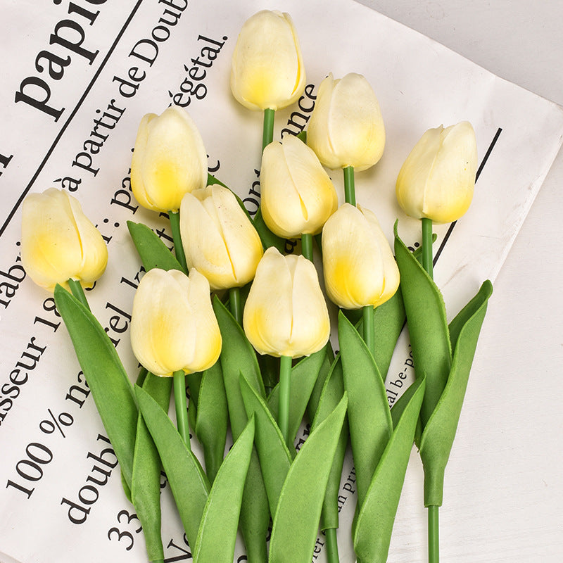🌷🌷Outdoor artificial tulip flowers（10 pcs）