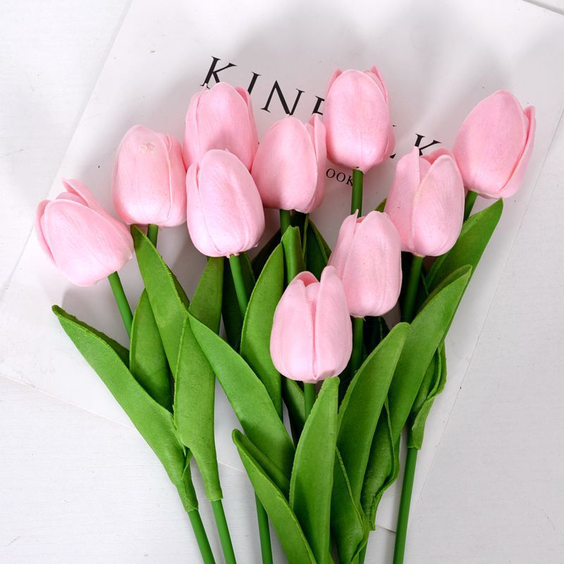 🌷🌷Outdoor artificial tulip flowers（10 pcs）