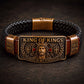 🤴 King of Kings Faith Bracelet – Adjustable Christian Wristband Gift