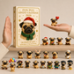 🐶24-Day Pug Advent Calendar 2026 – 24 Cute Pug Figurines Christmas Countdown