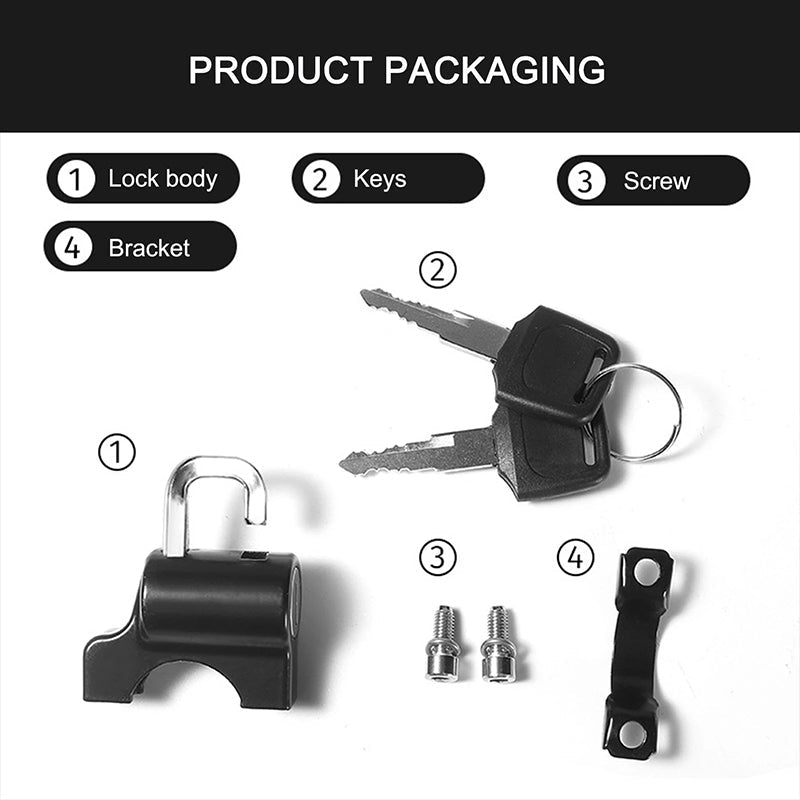 Multifunctional Motorcycle Helmet Lock