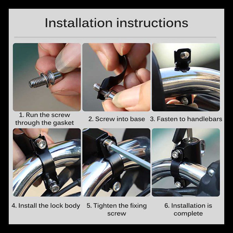 Multifunctional Motorcycle Helmet Lock