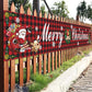 Christmas Outdoor Banner Flag Pulling