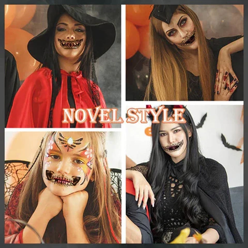 Halloween Prank Makeup Temporary Tattoo😈Realistic & Easy To Remove